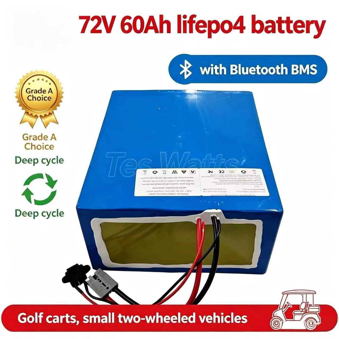 Lityum 72V 60Ah LiFePO4 batary - 72V 60Ah Lifepo4 Battery Pack incelemesi ve fiyatı