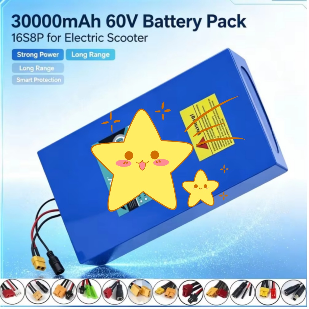 16S8P 1000W-3000W 60V 30Ah Yük - 60V 30Ah Electric Scooter Battery incelemesi ve fiyatı